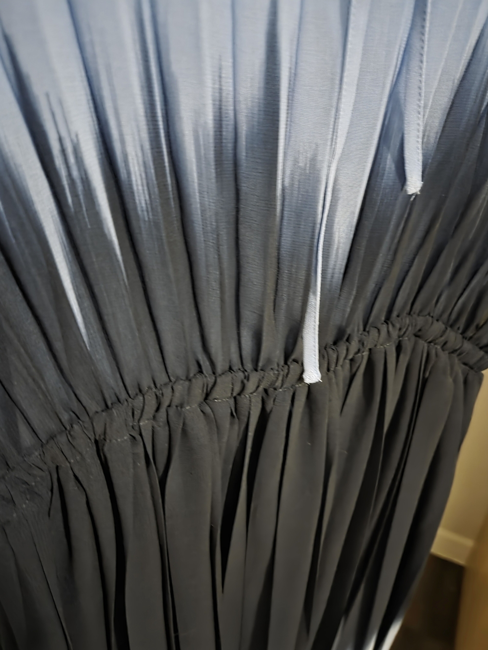 Banana Republic Blue and Black Ombre Midi Dress - Picture 7 of 9